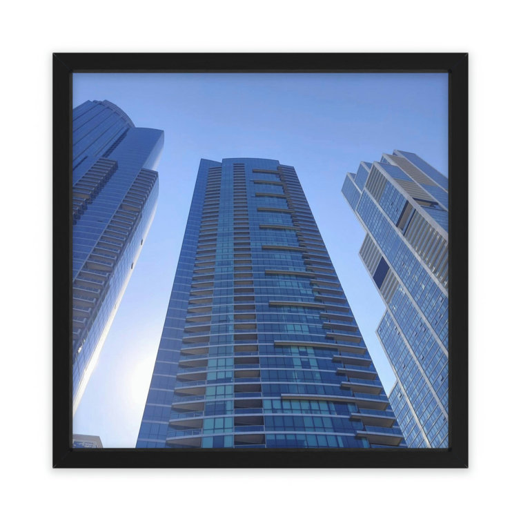 Latitude Run® Chicago Skyline Picture Frame Illustration Wayfair